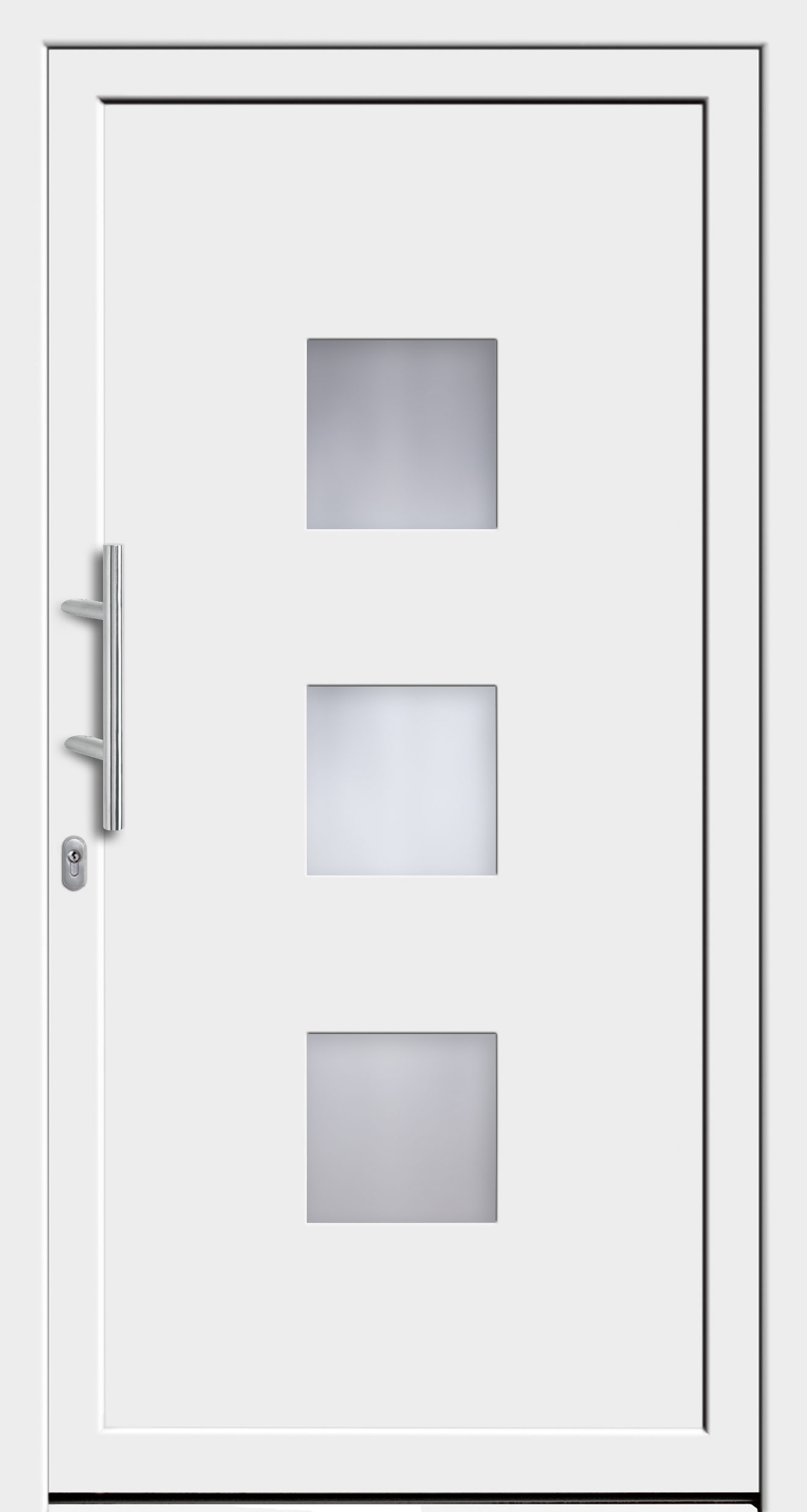 Haustür-Modell DF 5418-50 mit Glasausschnitten