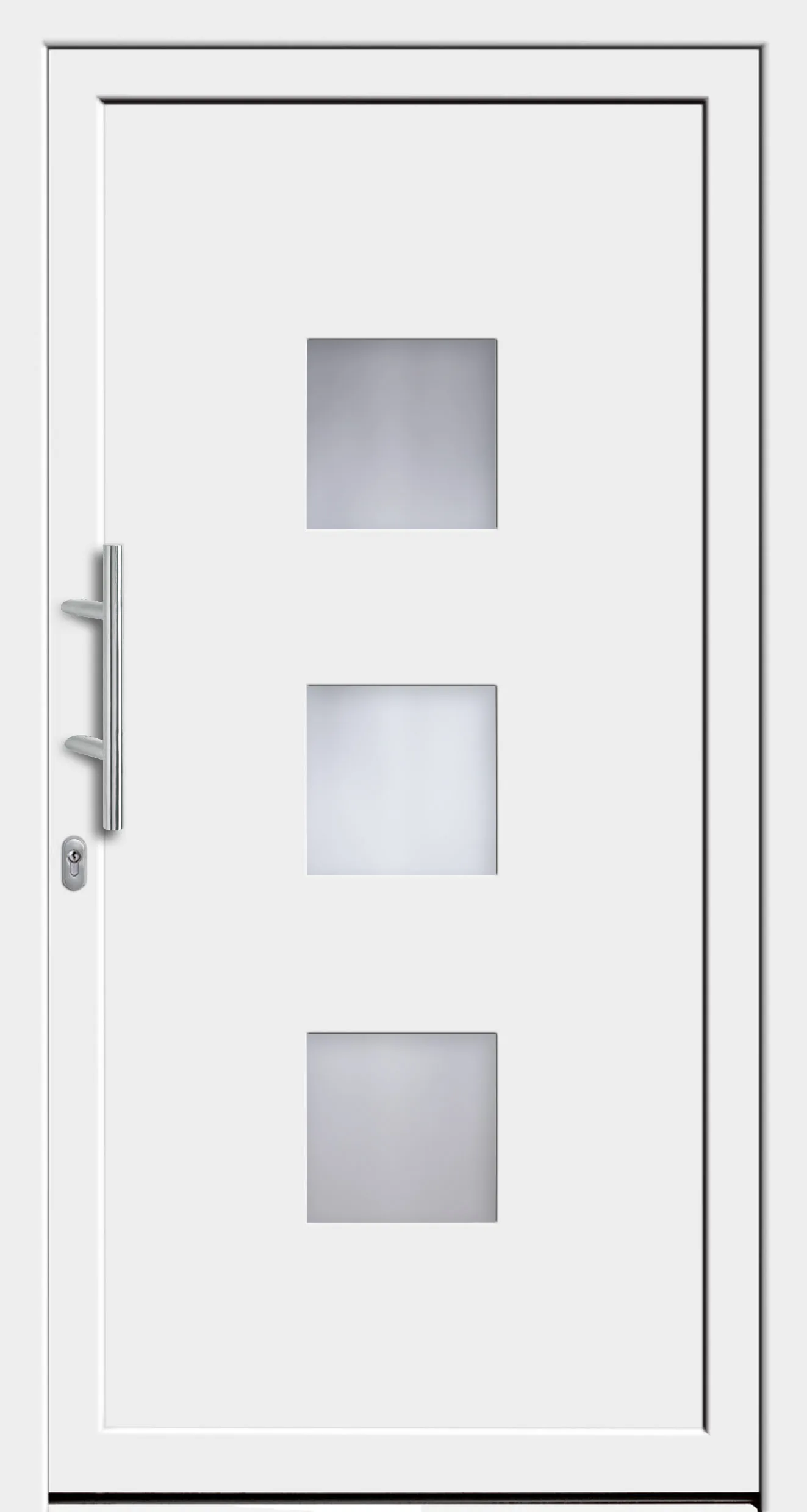 Haustür-Modell DF 5418-50 mit Glasausschnitten