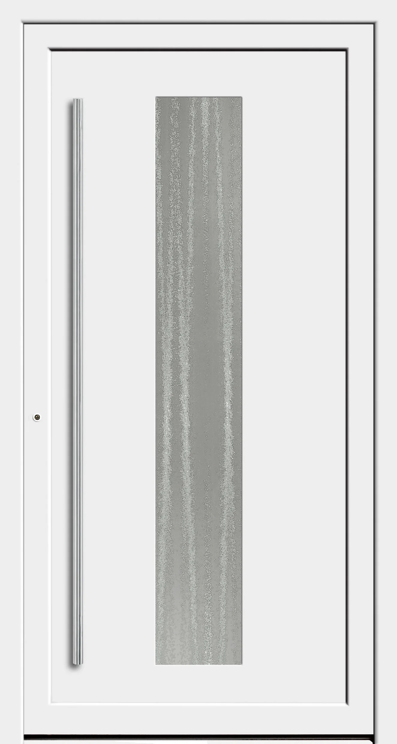 Haustür-Modell DF 7740-50 mit Chinchilla-Strukturglas