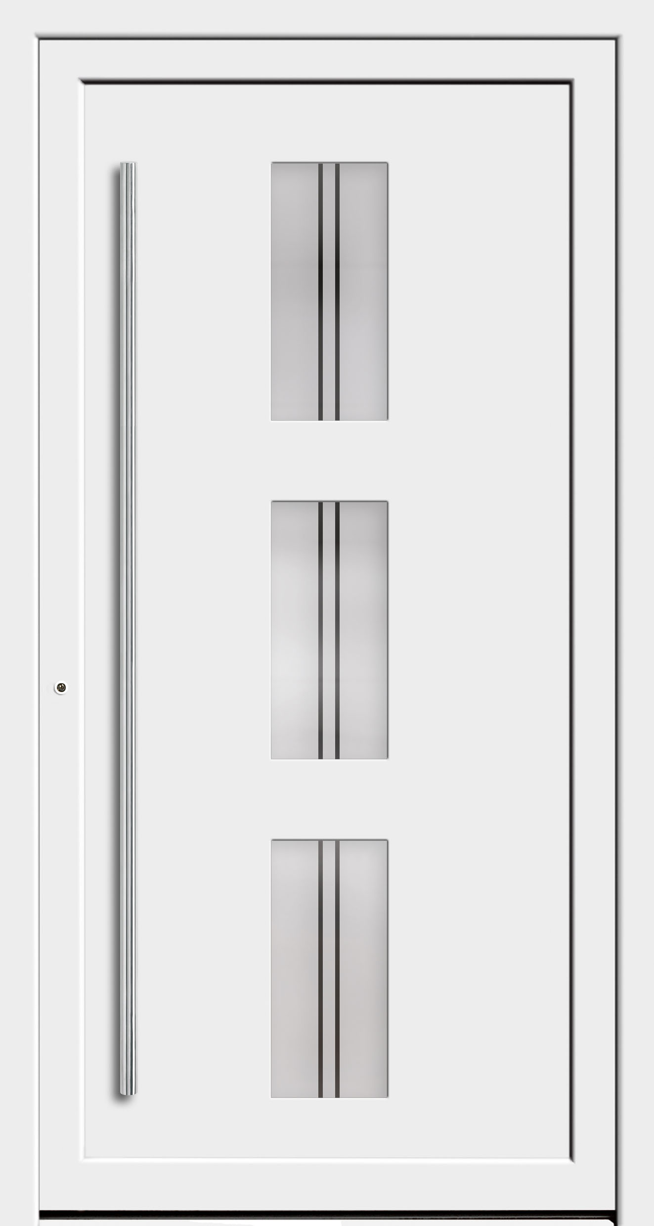 Haustür-Modell DF 7745-50 mit Glasausschnitt