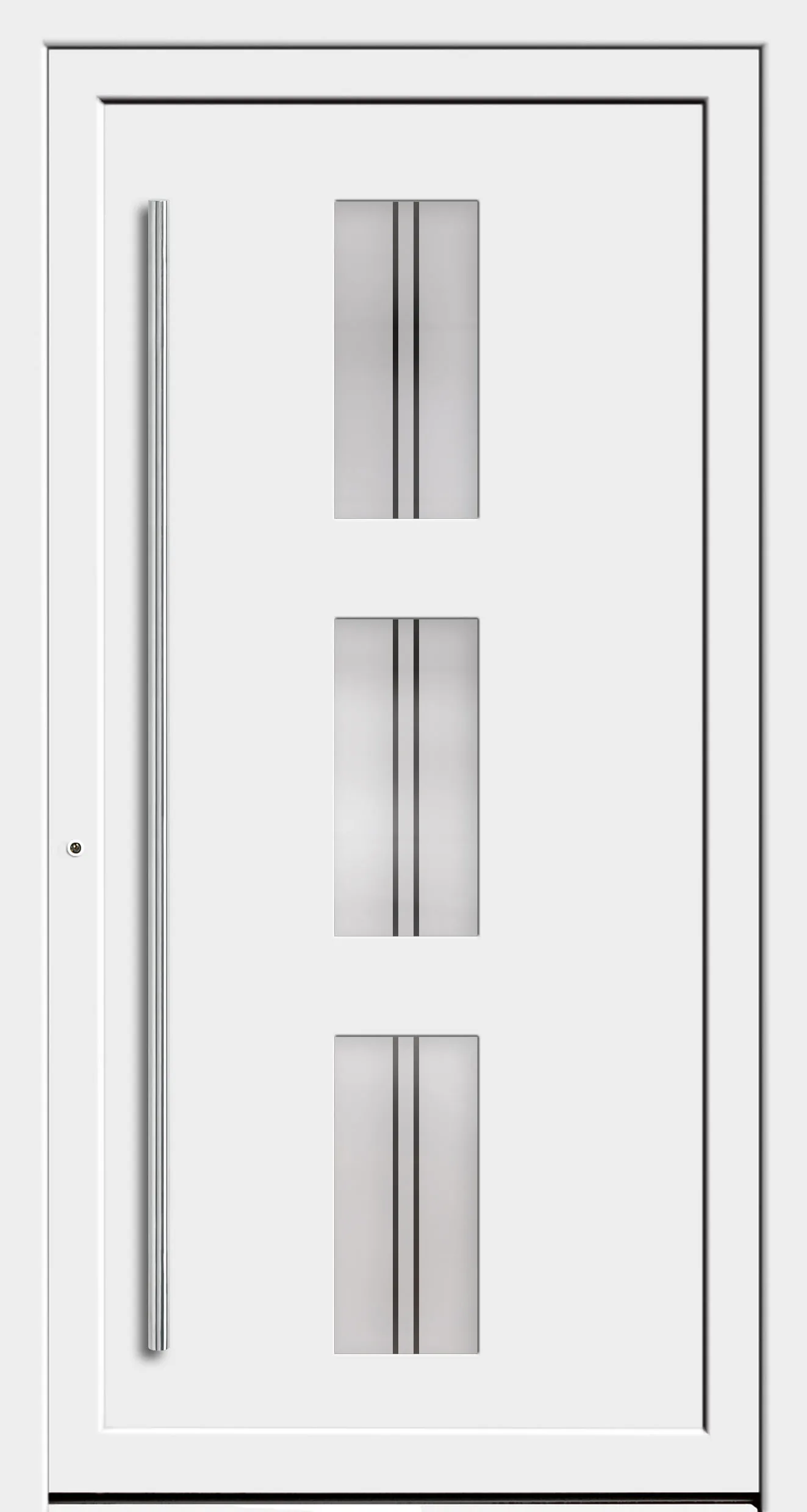 Haustür-Modell DF 7745-50 mit Glasausschnitt